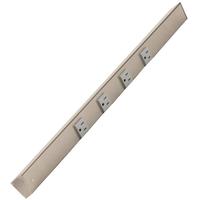 Task Lighting 24" 15 amp 120 volt Satin Nickel Under Cabinet Power Strip